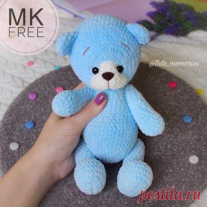 Плюшевый мишутка крючком | Схемы амигуруми