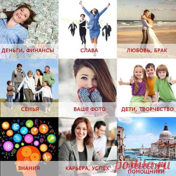 Карта желаний по фен шуй: инструкция, готовый пример