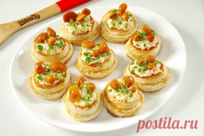 Закуски из слоеного теста для праздничного стола (с фото) | POVAR.RU | Яндекс Дзен