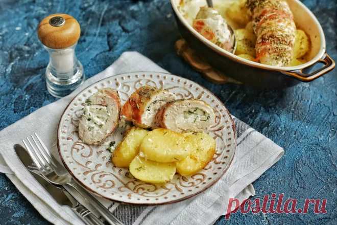 Фаршированное куриное филе: пошаговый рецепт с фото | Меню недели