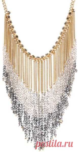 Необычные колье из цепочек / Украшения и бижутерия / ВТОРАЯ УЛИЦА