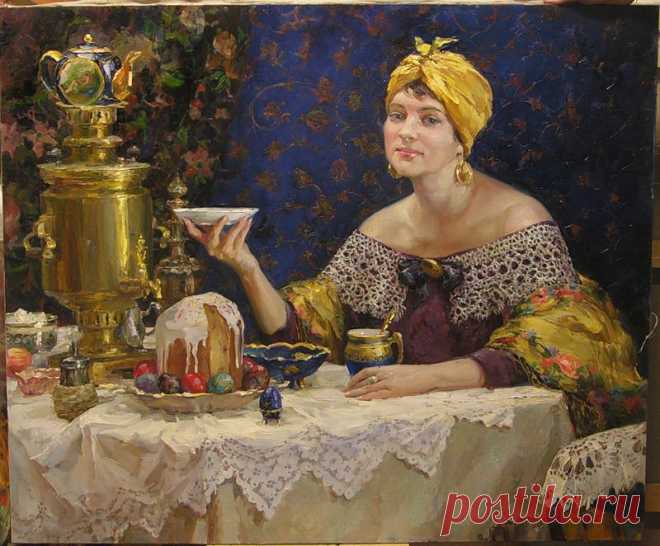 Фото натюрморт, праздник, живопись, жанр, художники, пасха 