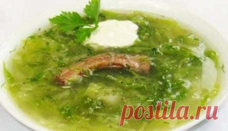 Диетические щи с ребрышками