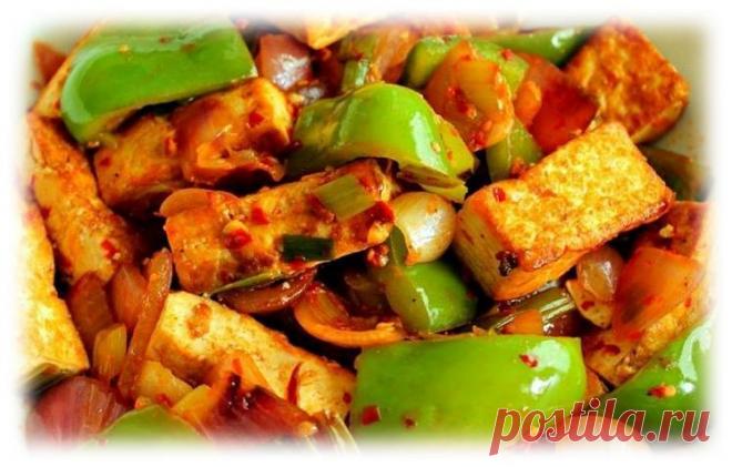 Панир с болгарским перцем и сельдереем