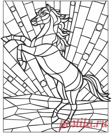 650x766 Animal Mosaic Coloring Pages Smart Idea Printable Mosaic Coloring