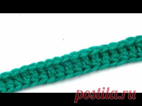 Необычный наборный ряд   Unusual typesetting crochet row
