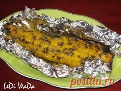 Кукуруза запечёная с пряными травами : Закуски и бутерброды
