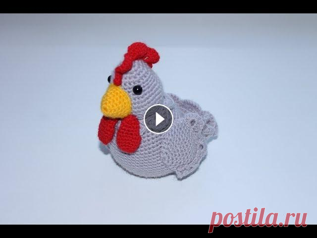 Пасхальная курочка-наседка крючком.  Часть 1 (голова, туловище, клюв, гребешок) Всем здравствуйте! В этом видео я предлагаю Вам связать вместе со мной красивую пасхальную курочку-наседку крючком. Материалы: пряжа "Детская нов...