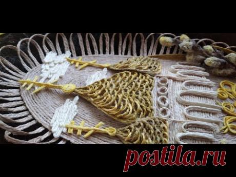 Панно из джута на Пасху (№2). МК джутовая филигрань для начинающих. Джутовая мастерская Натали. DIY