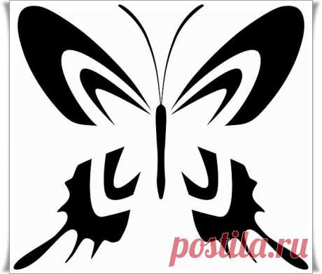 Трафареты - Бабочки