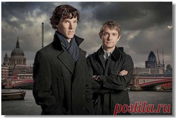 Купить шерлок холмс, sherlock - постер, плакат, афиша №6 по низкой цене