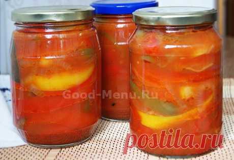 САЛАТ ИЗ ПЕРЦА НА ЗИМУ - рецепт с пошаговыми фото