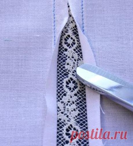 Creations By Michie` Blog: Lace Insertion