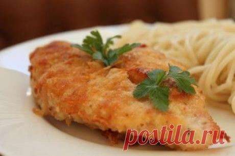 Куриное филе в пармезане
