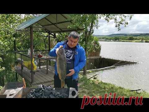 КАРП НА МАНГАЛЕ по КАВКАЗСКИ. Как вкусно пожарить рыбу на мангале. Вкусный рецепт