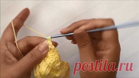 Красивый узор крючком. МК