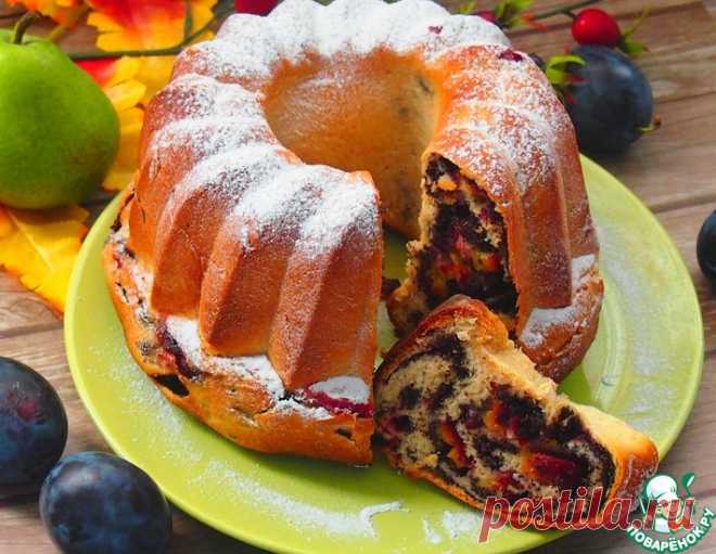 Кекс с маком и сливами – кулинарный рецепт