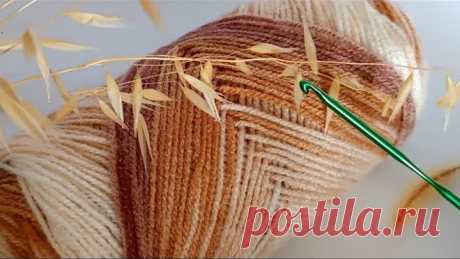 Don't miss this stitch! new crochet pattern you will see for the first time