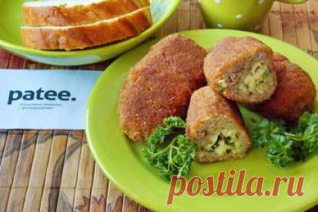 Мясные зразы с яйцом и зеленым луком - рецепт с фотографиями