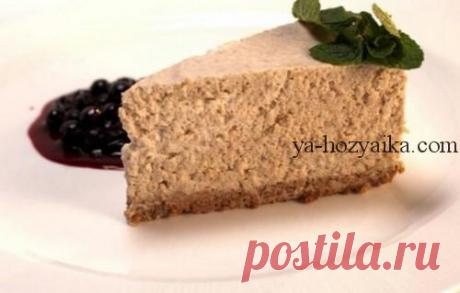 Печёночно-ореховый чизкейк. Закусочнй чизкейк. Несладкий чизкейк Этот чизкейк оригинальный уже потому, что не выпекается и имеет несладкую начинку в отличии от традиционного десерта.