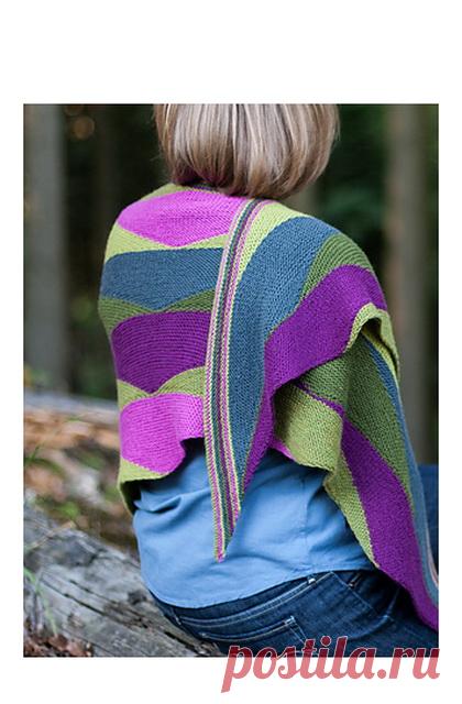 Шарфы и шали, вязаные спицами и крючком, схемы и описания - Вяжи.ру - модели 14