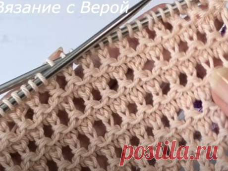 Универсальный узор спицами
