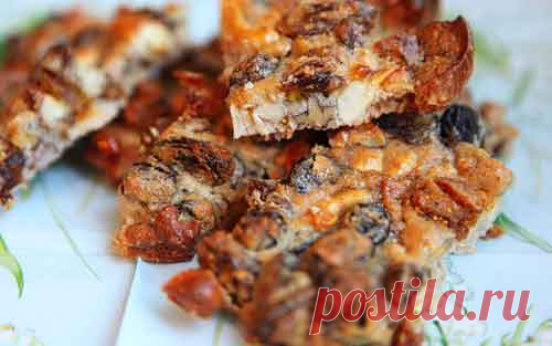 Лимонное печенье с изюмом и орехами