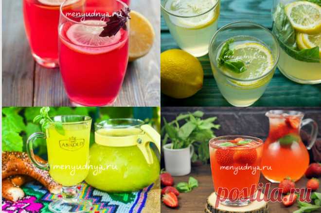 Домашний лимонад с базиликом - лучшие рецепты - Меню Дня - menyudnya.ru