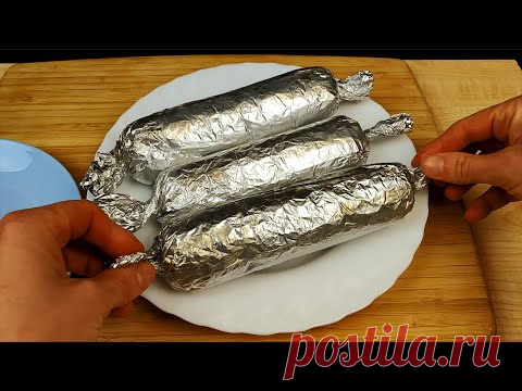 Просто заворачиваю фарш с любой начинкой в фольгу и готовлю на сковороде без масла за 20 минут | Рекомендательная система Пульс Mail.ru
