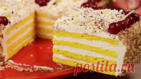 Без МУКИ! Нежнейший ТОРТ за 30 минут! Сразу можно ЕСТЬ! Без пропитки и ожиданий! Без МУКИ! Нежнейший ТОРТ за 30 минут! Сразу можно ЕСТЬ! Без пропитки и ожиданий!Это просто Фантастика! Бесподобный быстрый и простой в приготовлении ТОРТ! Эт...