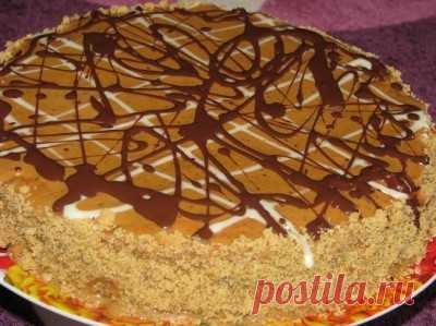 Арахисовый торт «Коровка»