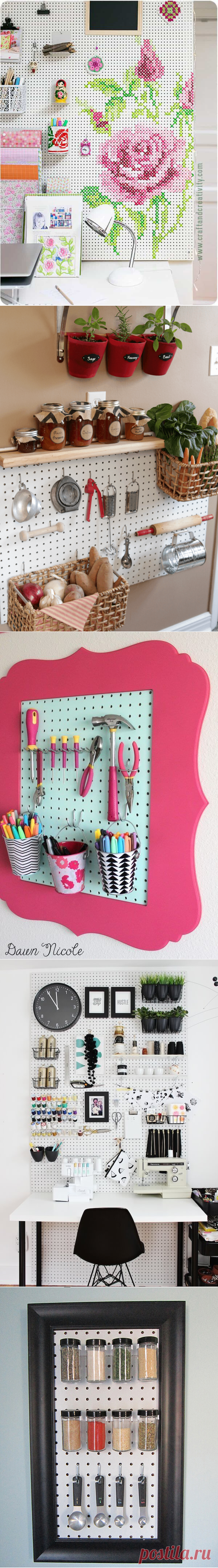 24 Best DIY Pegboard Ideas and Designs for 2019