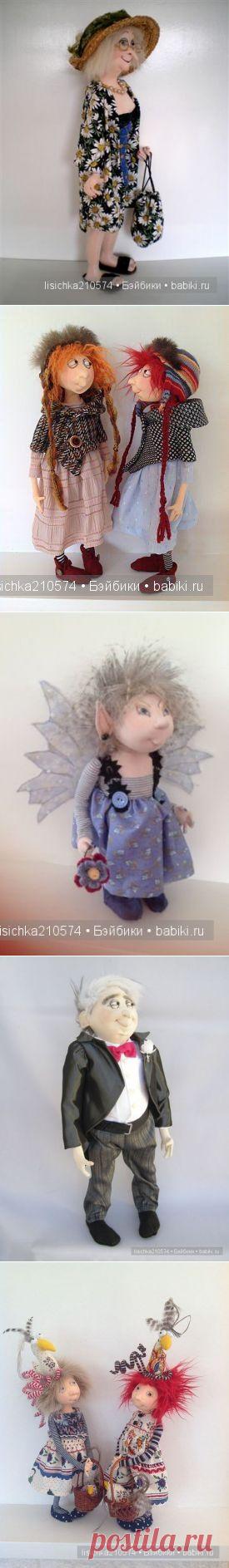 текстильные куколки Джилл Маас