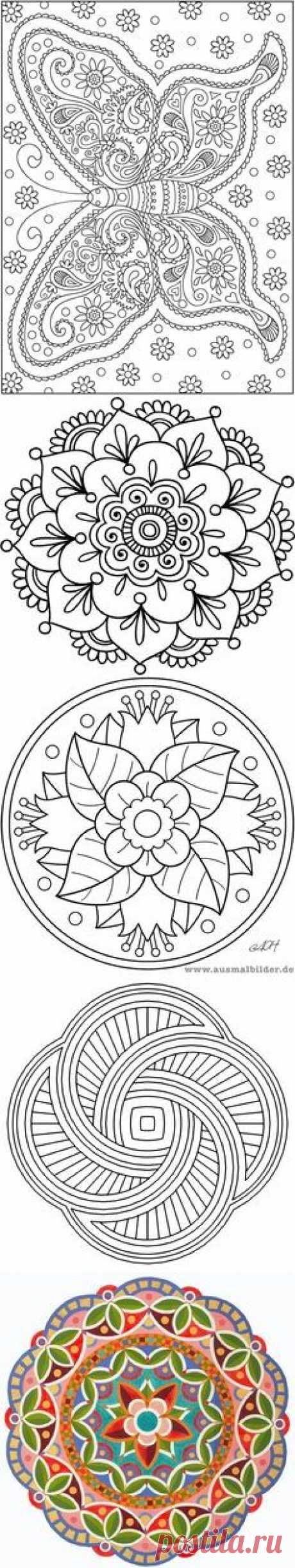 (171) MANDALES в Pinterest | Раскраски Мандала, Мандалы и Мандала-раскраски