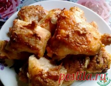 Курица с рулетиками в духовке – кулинарный рецепт