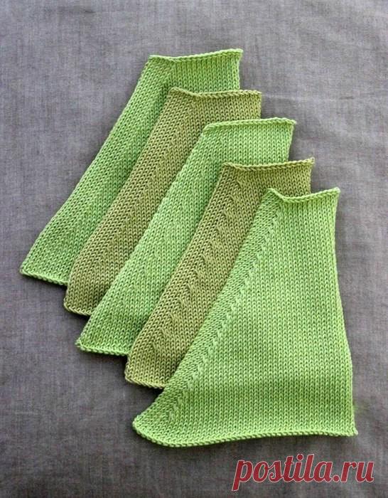 Как красиво делать убавления в вязании спицами (Уроки и МК по ВЯЗАНИЮ) //pagead2.googlesyndication.com/pagead/js/adsbygoogle.js (adsbygoogle = window.adsbygoogle || []).push({}); От заднего образца к переднему: 1. В начале ряда протяжка, в конце – 2 п. вместе ли…