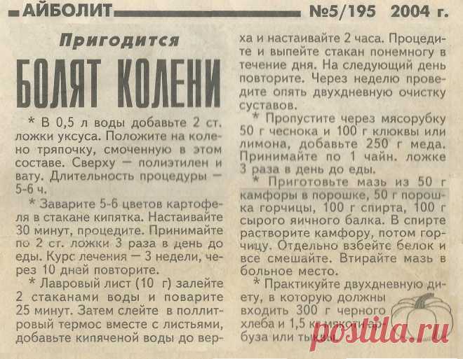 Болят колени
