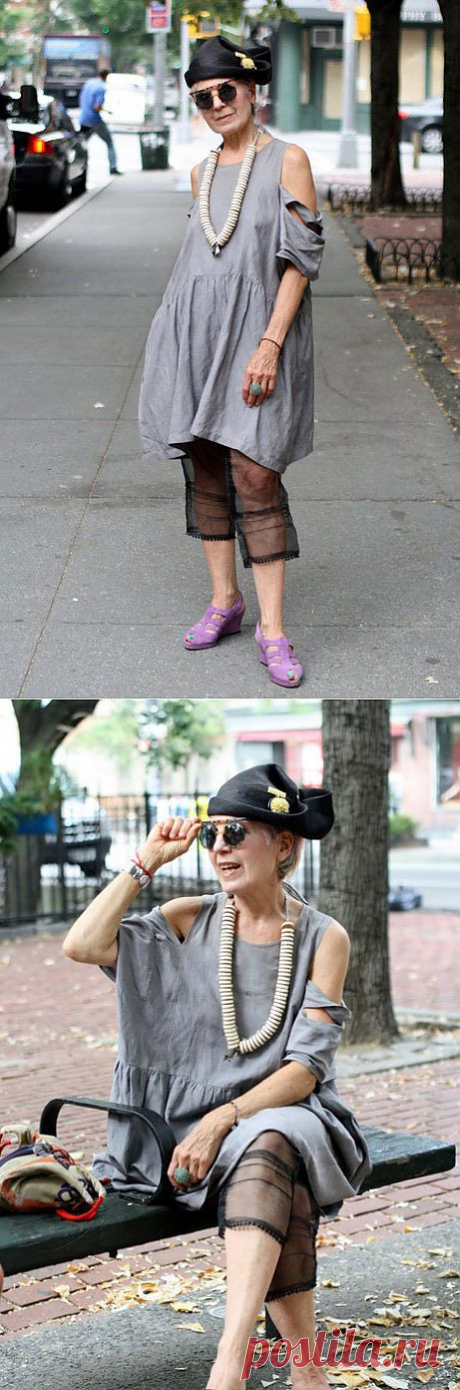 оригинальная накидка (Екатерина Ш) / Street Style / ВТОРАЯ УЛИЦА