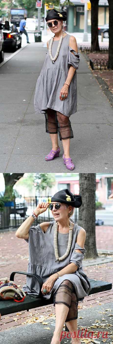 оригинальная накидка (Екатерина Ш) / Street Style / ВТОРАЯ УЛИЦА