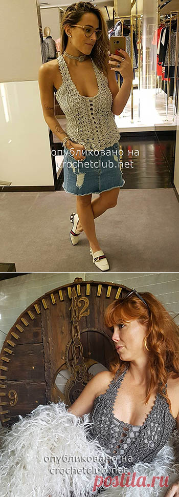 Платье и топ Афродита от Ванессы Монторо - Вязание Крючком. Блог Настика