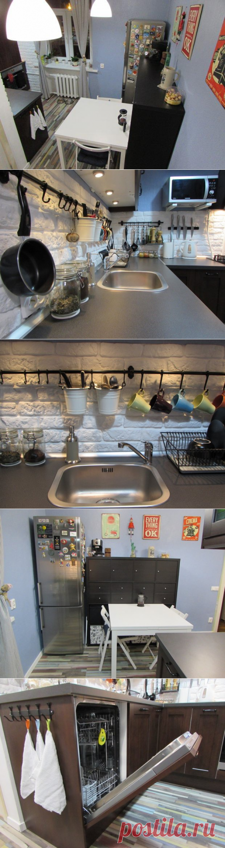 Кухня: почти все ИКЕА, и все под рукой