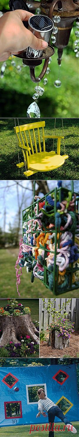 20 оригинальных, простых и дешёвых идей для дачи.