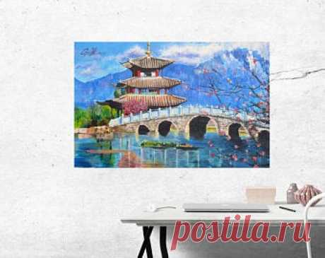 Modern Printed Wall Art  von ArnatanaArt auf Etsy