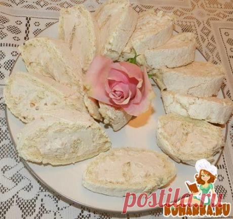 Рецепт: Меренговый Рулет (Mascarpone Meringue Roulade)