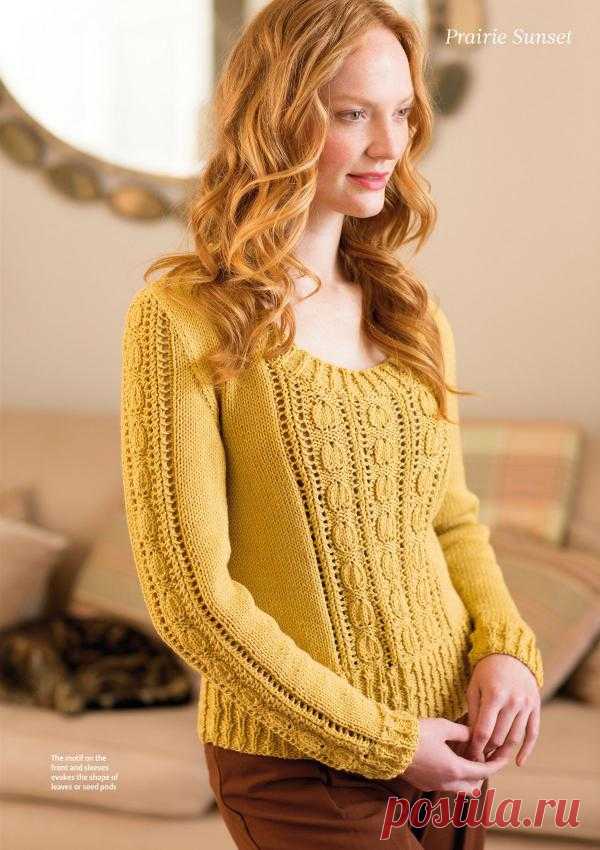 Джемпер Prairie Sunset, The Knitter 59