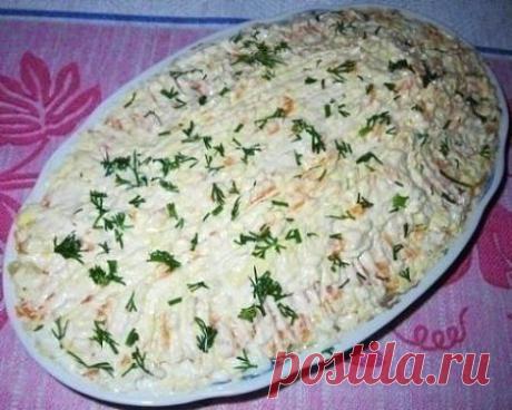 Салат "Шпротка" - Готовим с нами