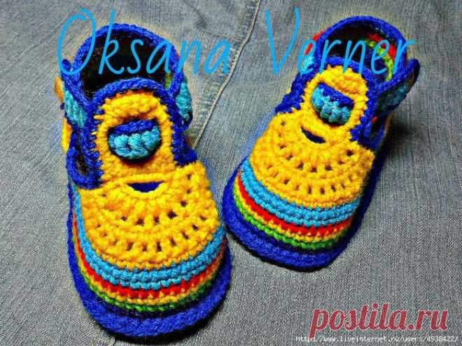 Башмачки от Оксаны Вернер. Подробный МК в .