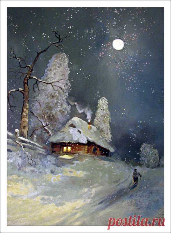 Сообщество иллюстраторов / Иллюстрации / Михаил / В ночь под Рождество