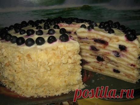 Интересные новости    Торт "лесная ягодка" на сковороде