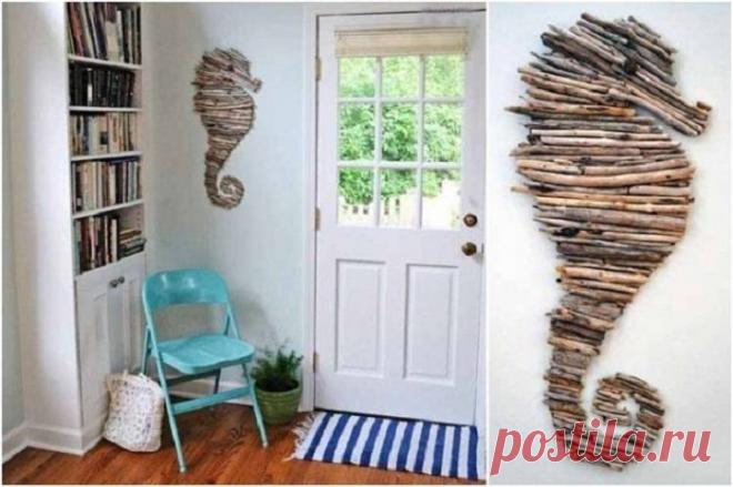 Ветки для уюта в интерьере дома